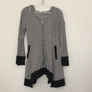 GREY AND BLACK JACKET